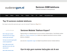 Tablet Screenshot of ouderengsm.nl